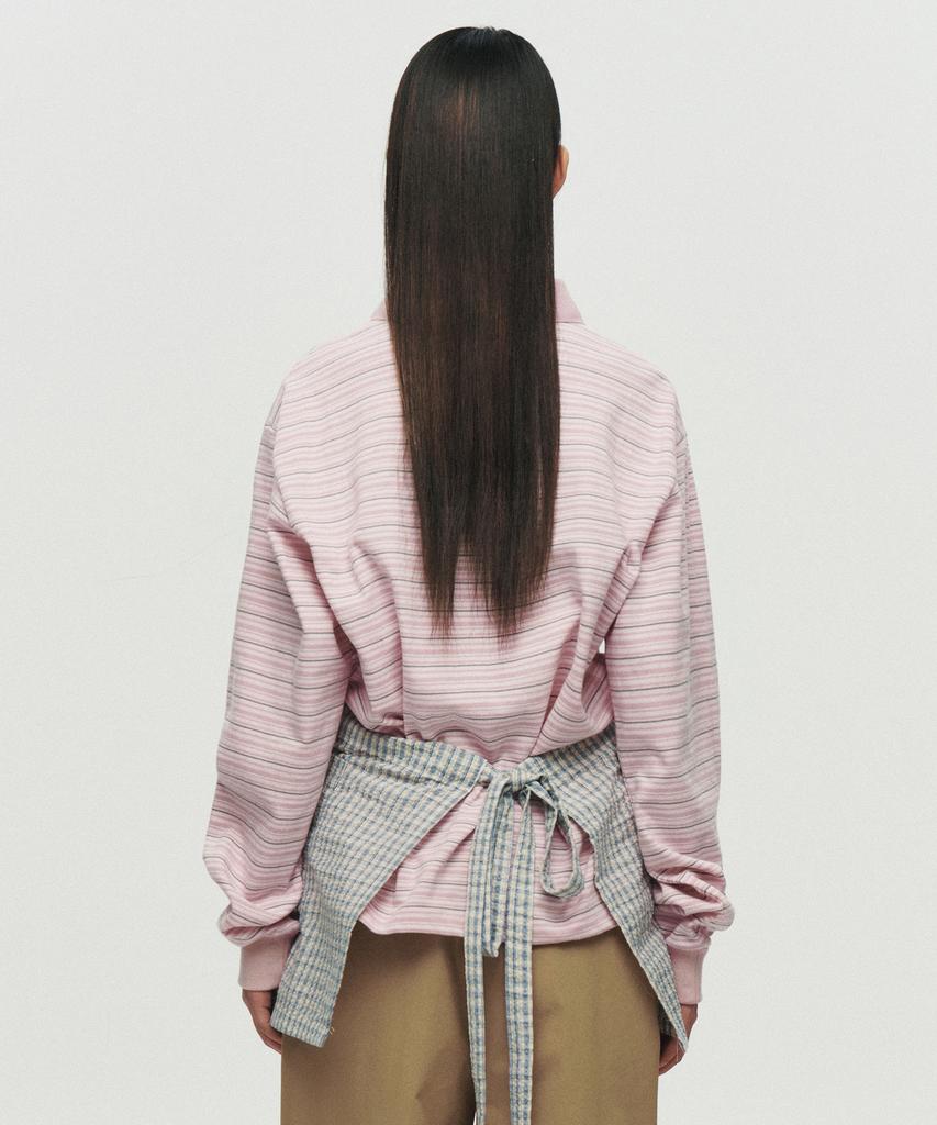 Hoite Het Oscar Stripe Polo (Light Pink)