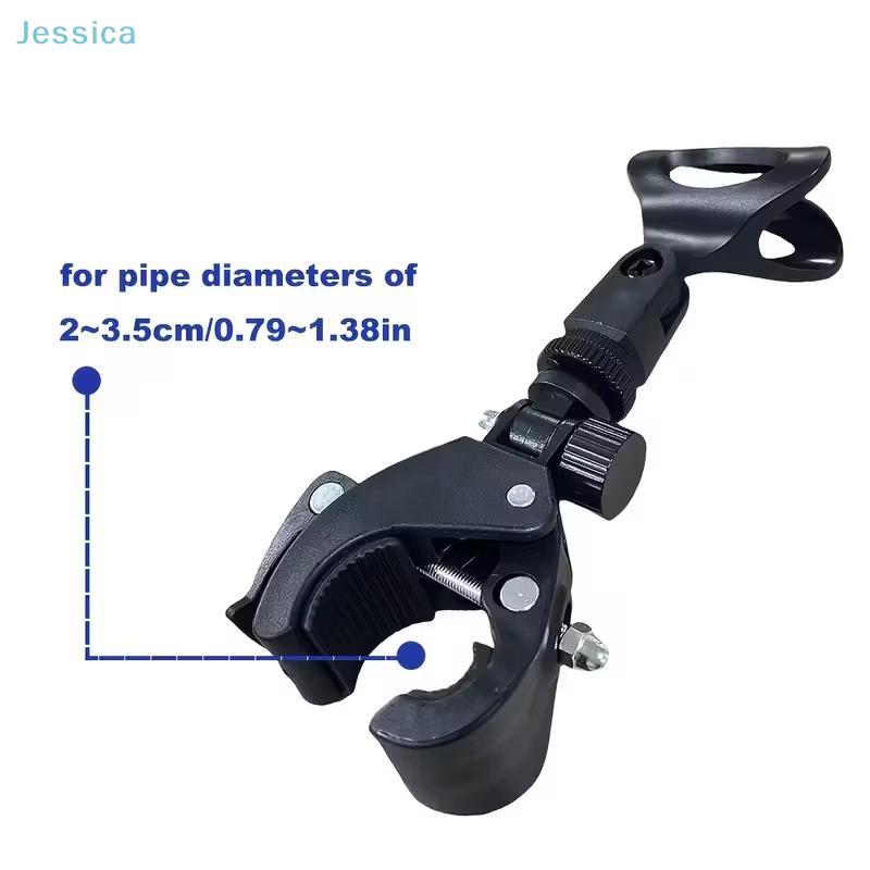 Drum Mic Clip Holder Microphone Crab Clamp Mount For Mic Stand&Drum Rim Adjustment 5/8 To 3/8 Thread Mic Clip