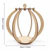 Pumpkin Shaped Wooden Candle Holder Laser Cut Desk Ornaments DIY Candle Stand  Desk Ornament