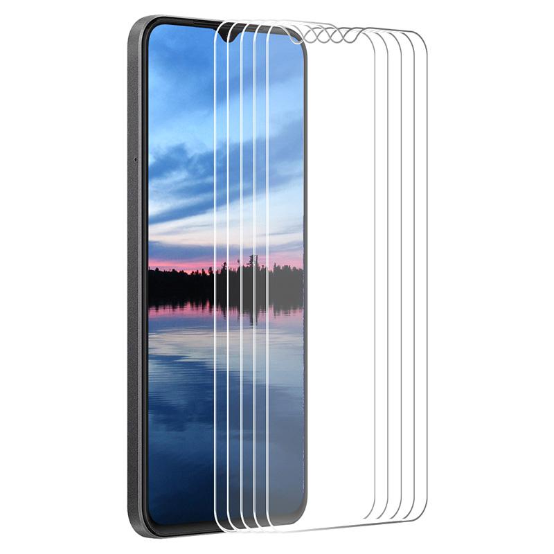 ENKAY HAT PRINCE 5Pcs For Oppo A18 4G/A38 4G Tempered Glass Fully Transparent High Aluminum-silicon Glass Film