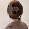 Elegant Matte Flower Hair Barrettes with Strong Clasp Secure Hair Gripper for Various Hairstyle Women Accessory