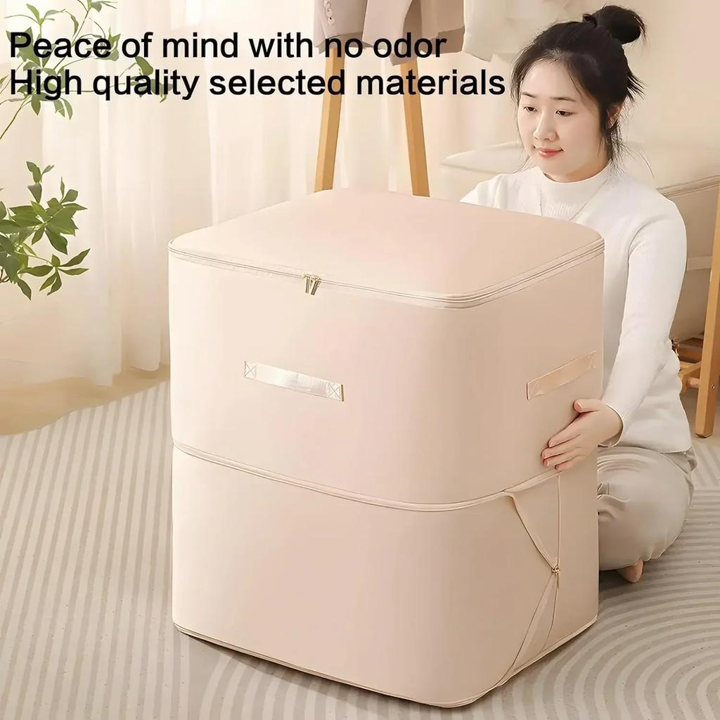 Large Compression Bag Quilt Clothes Closet Cabinet Organizer Storagepouch Ultra Space Saving Self Compression Organizer