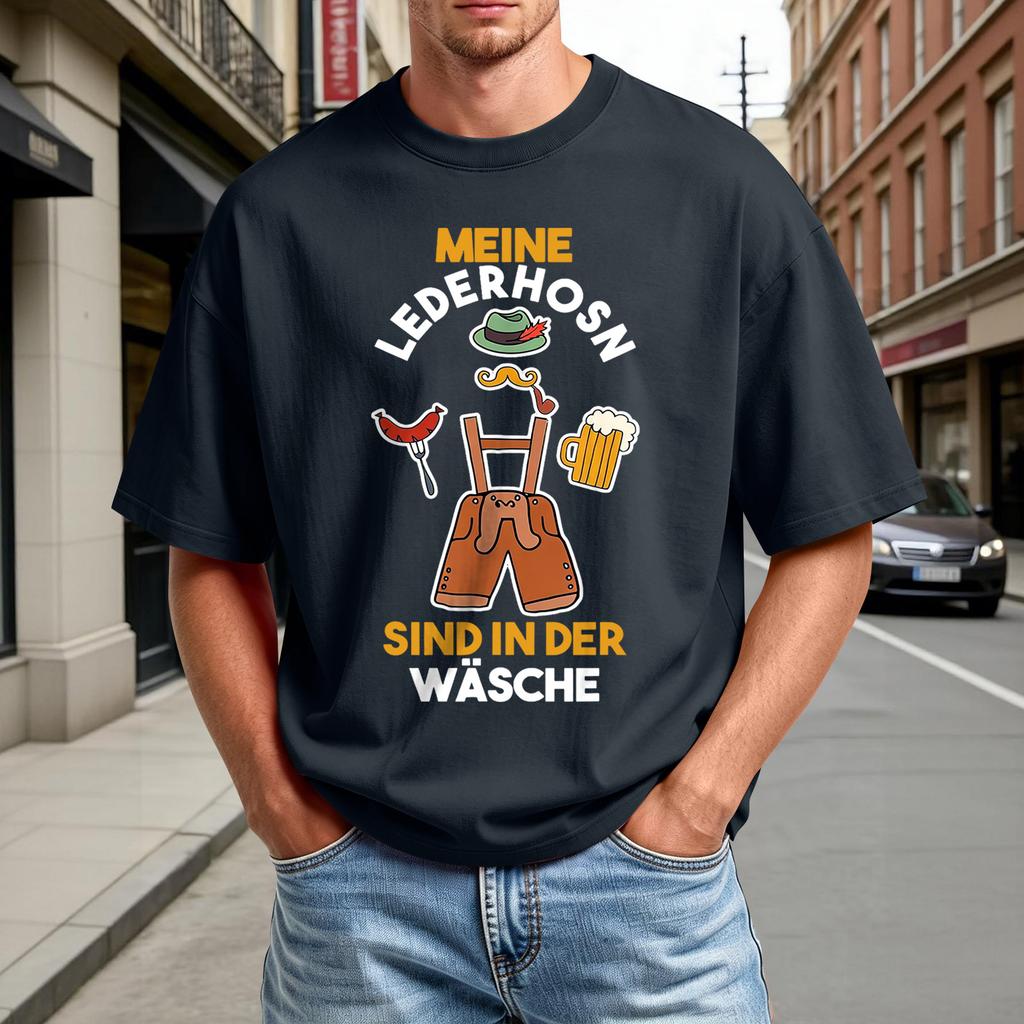 Men's Summer Crew Neck Short Sleeve T-Shirt Casual Comfortable Oktoberfest Print Shirt Lightweight Breathable Fabric