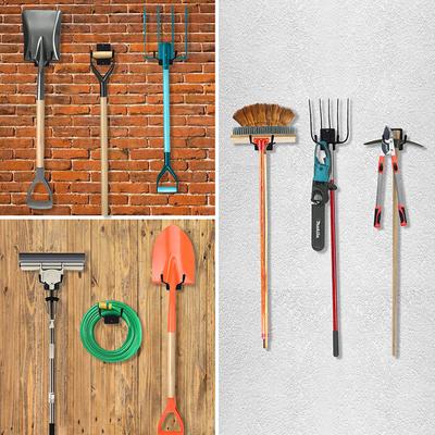 Sistema di stoccaggio utensili pieghevole Ganci Supporto a parete Stoccaggio garage Multiuso Organizzatore da giardino Per magazzino Gancio a parete per garage