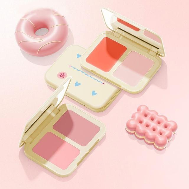 Nukka - Zweifarbige Rouge-Palette - 6 Farben