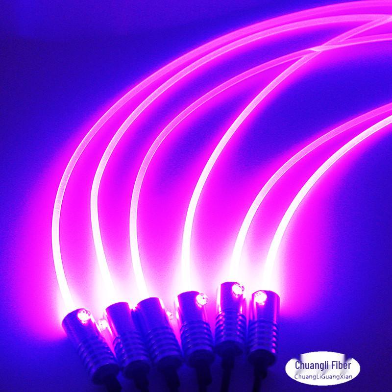 DC12V 1.5W LED Ambient Fiber Optic Light Strip - Blue, Ice Blue, Green, Red, White, Yellow, Purple