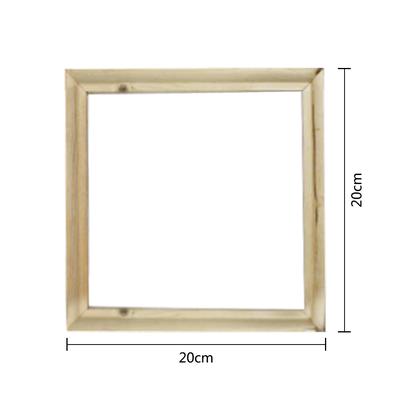 מסגרת עץ לציור שמן בד טבע מסגרת DIY מסגרת תמונה פנימית