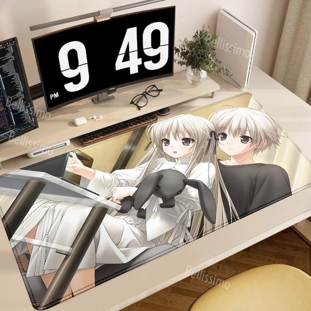 Anime Yosuga No Sora Mouse Pad Large Rubber Tablepad PC Game Mousepad Laptop Desk Pad XXL Nonslip Computer Keyboard Mouse Mat