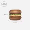 Rivers Hamburger Coasters, Stacks Plus, Set of 6 Coasters, Gift, Tray, Wooden, Kettle Mat, Coffee Coaster Set