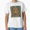 Aztec Sun God Designed And Sold By Unthinkabletees Vintage Top For Everyday Wear Stretched Versatile Graphic Stylish