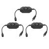 3Pcs LED Strip Dimmer Switch Adapter Brightness Adjustable Controller Manual Knob DC 12V24V