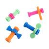 Rotating Screw ABS Screwing Toy Sensory Fidget Pencil Toppers for 4pcs/set Christmas Gifts