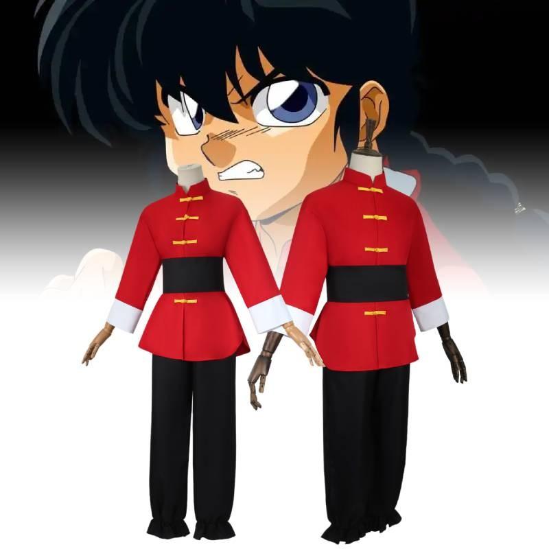 Soft And Durable Ranma Costume Featuring Streetwear Inspired Kung Fu Design For All Seasons