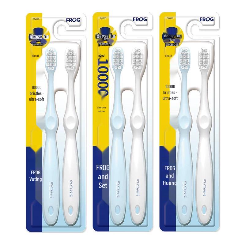 

Frog 9.85 Million Soft Bristle Wide Head Toothbrush - 6-Pack