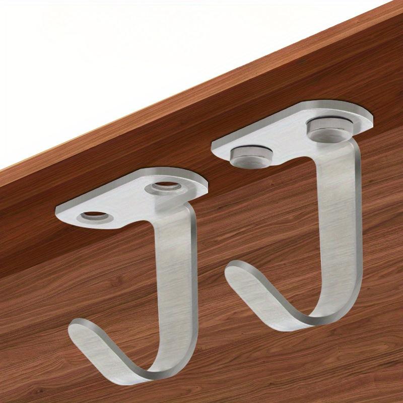 5PCS Stainless Steel Long Lasting Ceiling Hooks For Hanging Ornament Hooks Top Hangers Cloth Easy Home Hardware