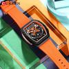 CURREN 8443 Waterproof Men's Chronograph Quartz Sports Watch with Calendar.