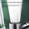 3 Modes Massage Shower Head with Silicone Brush Detachable Spray Gun Mode Handheld High Pressure Bathroom Showerhead with Filter