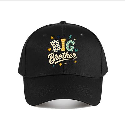 Playful Big Brother Lettering Design Baseball Cap Fashion Outdoor Sports Sunhat Unisex Snapback Cap Womens