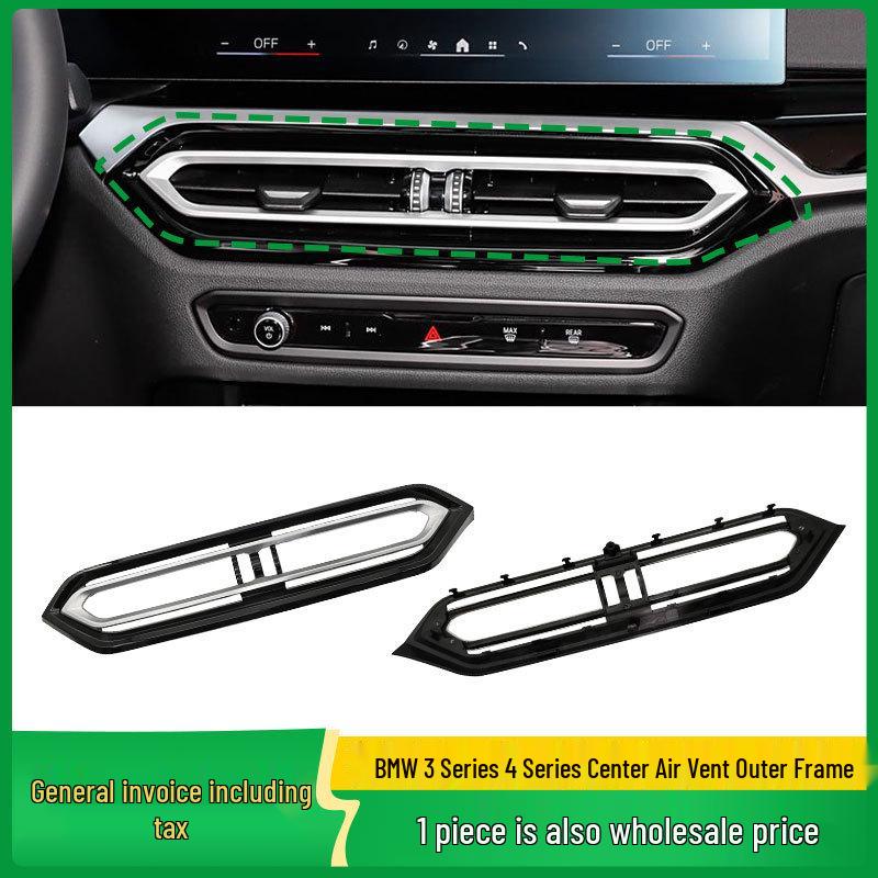 Compatible with BMW 2, 3, and 4 Series A/C Vent Panels; Fits G20, G26, G28, and G42 Grille Frames.