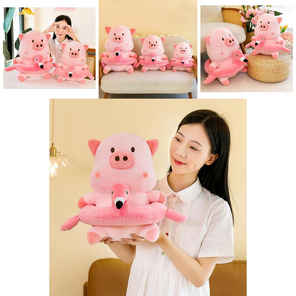 Adorable Cream Pig Plush Toy Soft Animal Doll For Kids And Decorative Pillow 35cm To 60cm Sizes