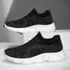 Men's Trendy Breathable Fly-Knit Running Shoes: Lightweight, Fashionable, All-Season Casual Footwear.