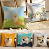 NICE CUTE Chihuahua Dog Cushion Cover Pillowcase Antidustmite Living Room Sofa Decor Cushion Room