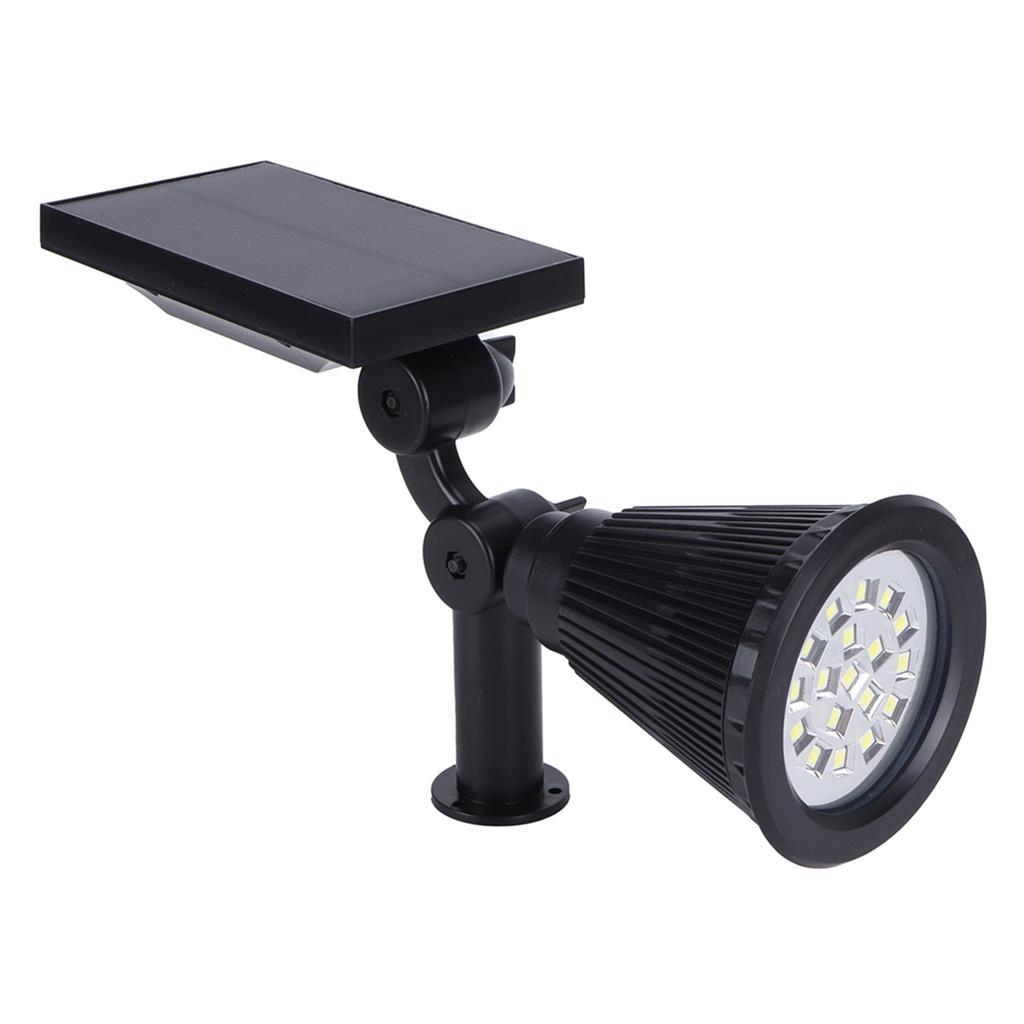 LED Solar Lawn Lights Spotlights with 18pcs Chips for Outdoor Garden Park Yard Spike LampsWhite