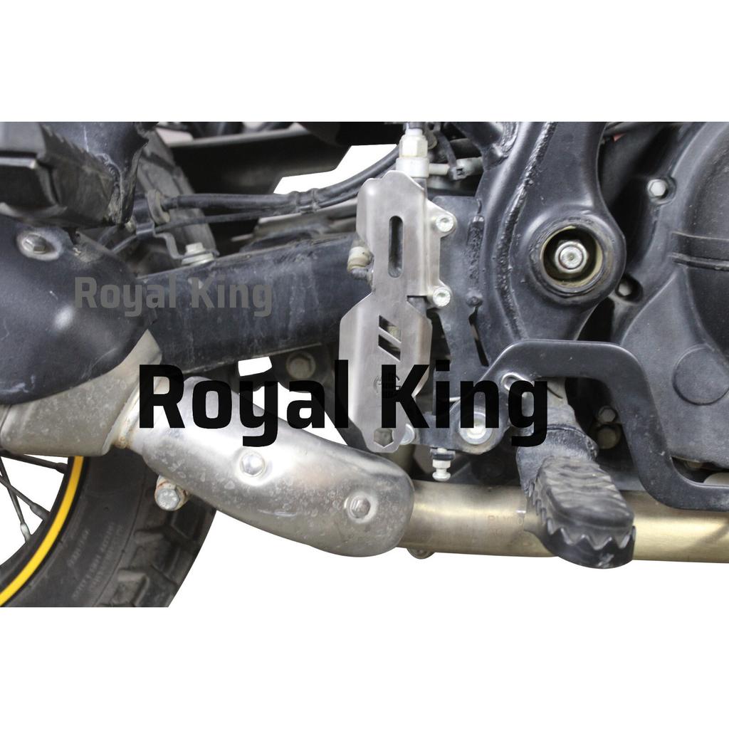 Rear Master Cylinder Guard Silver Fit for Royal Enfield "Himalayan & Scram 411"