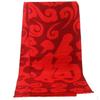 Imitation cashmere club gift print lgo embroidery solid color double-sided velvet big red scarf women's shawl fashion