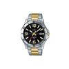 Swordfish Ocean Heart Business Casual Classic Pointer Date Display Waterproof Quartz Movement Watch Men Watches Black MTP-VD01SG-1B