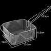 Mini Fried Skewers Chips Fish Fry Baskets Stainless Steel Fryer Basket Strainer