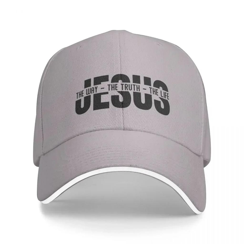 Jesus The Way The Truth The Life Religious Christian Faith Cap Casual Baseball Caps Adjustable Hat Summer Unisex Baseball Hats