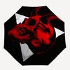 1pc Devil Horns Fashionable Automatic Opening/Closing Folding Umbrella with 8 Bones, Windproof Portable, Daily Use051