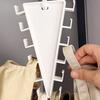 Coat Hanger 360° Rotatable V Shaped Structure Rack with 12-Hook Large Capacity Space-Saving Vertical Hook for Clothes Scarves Belts