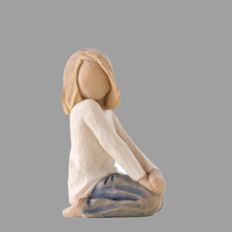 Premium American Family Statue Figurine Creative Wedding Gift Home Office Decor