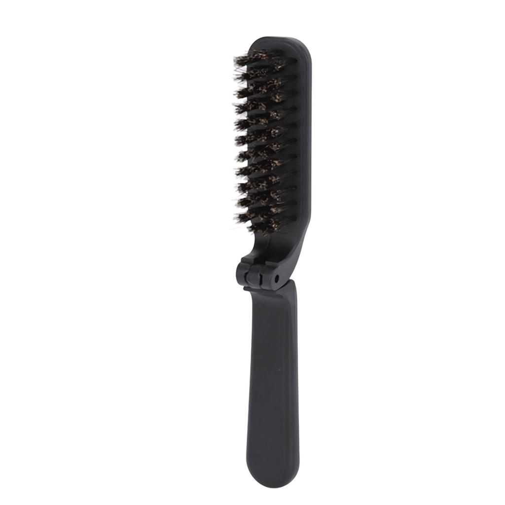 Foldable Beard Brush Waterproof Grooming Cleaning Beard Black Beard Styling Comb for Men Household Outdoor Travel