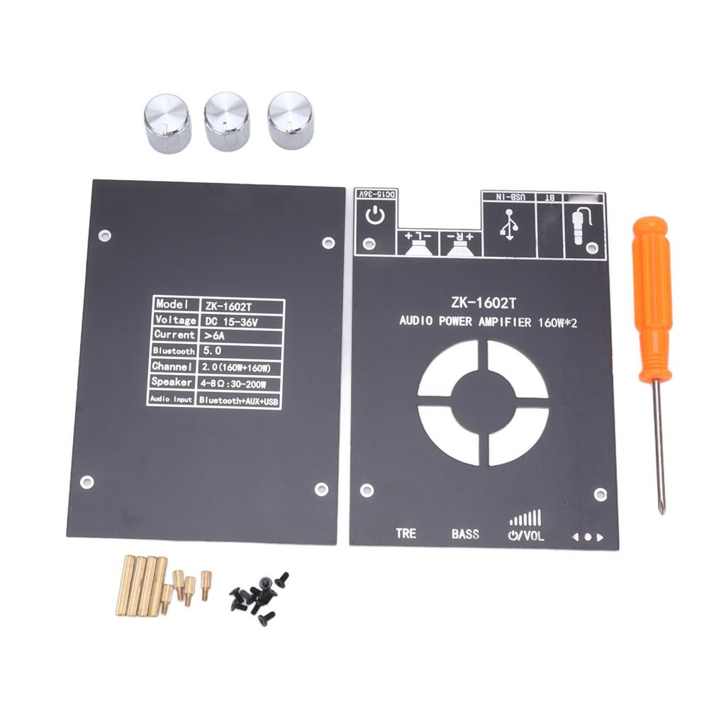 Bluetooth Digital Power Amplifier Module HD Sound High Low Pitch Adjustment Amplifier Board DC15‑36V