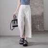 Minimally Designed Commuting Thin Wide Leg Pants for Women