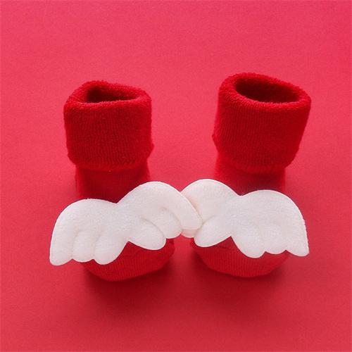 

Зимние плотные детские носки для детей от 0 до 3 лет для девочек и мальчиков, детские рождественские новогодние носки, нескользящие хлопковые короткие носки для новорожденных M