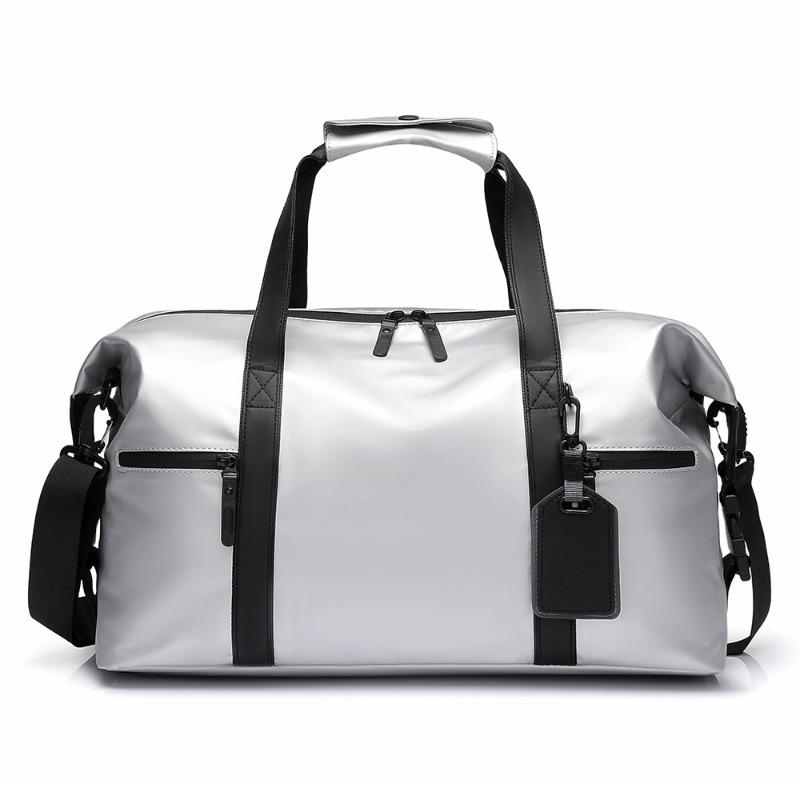 Oxford cloth waterproof large capacity men's handbag messenger bag wet and dry luggage bag multi-functional fitness travel bag