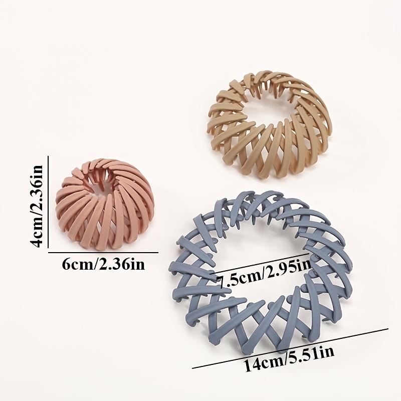 Matte Bird Nest Hair Claw Clips for Women Expanding Hair Accessories for Effortless Bun Making
