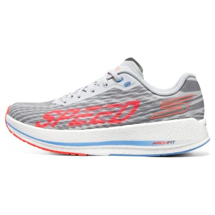 Женские кроссовки для бега Skechers Go Run Razor 4 с амортизацией, средняя посадка, серо-голубые 172075-GYBL 36