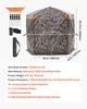 6-7 Person Portable Hunting Blind Ground Deer Duck Blind Carrying Bag
