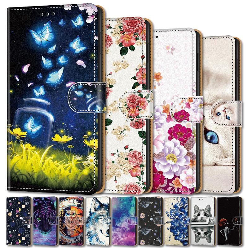 Buy Painted Flip Leather Phone Case For Samsung M32 M31S M31 M40 M50