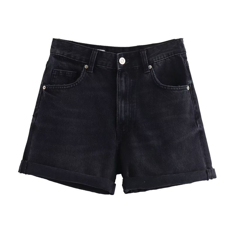 Kaslead New Arrival Women's Clothing Fashion Style Fashion Casual Easiest for Match High Waist Loose Straight Shorts 8197077