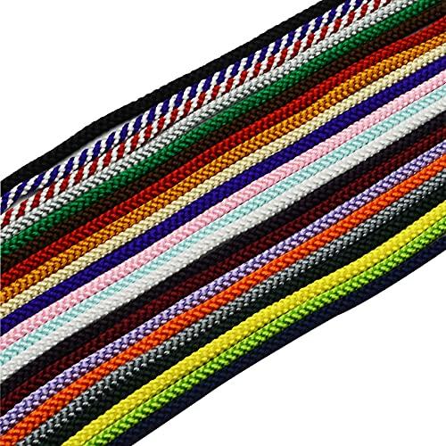 

Sin Edo Twisted Cord Set 3mm x 80cm 22 Colors Rayon Ancient Purple Japanese Craft Decoration Amulet Drawstring Bag