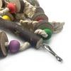 Parrot Nibble  Wooden Natural Medium To Large Parrot Supplies Bird Cage Accessories Creative Large Parrot Bird Toys