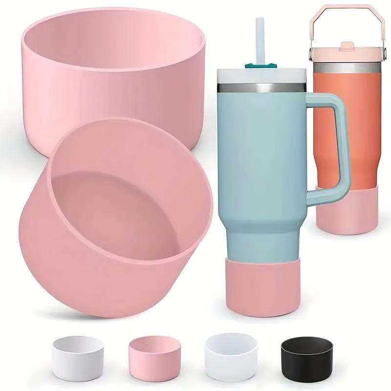 Silicone Bottom Cup Holder Suitable for Fits 40 OZ Stanley Adventure Quencher Tumbler 30 OZ Stanley IceFlow Flip Straw Bottle Cup Holders 5