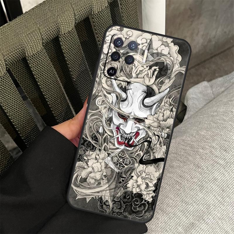 

Oni Hannya Demon Mask Case For Oppo A18 A38 A58 A78 A98 A74 A94 A54 A40 A60 A80 A16 A76 A96 A15 A57S A17 A77 Cover OPPO A54 5G
