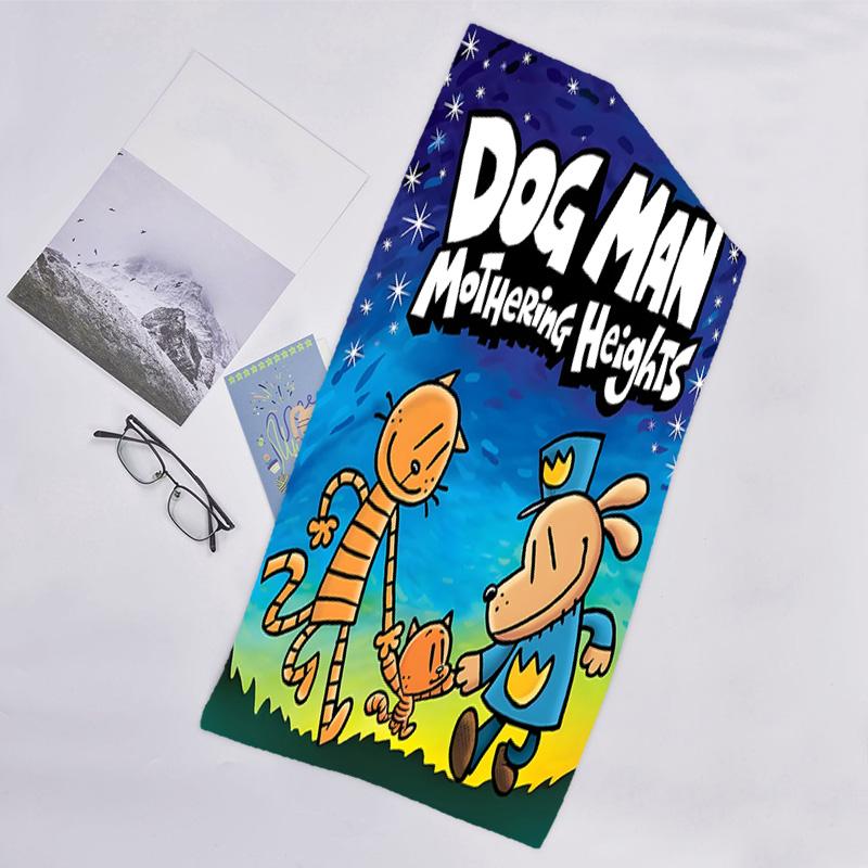 1pc DogMan2 Beach Towel, Beach and Seaside Swimming Pool Equipment, Fashion Pattern, Rectangular, Travel Essentials